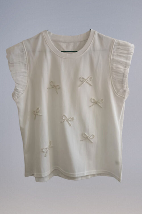 Polera con Moños de Perla - Imagen 4