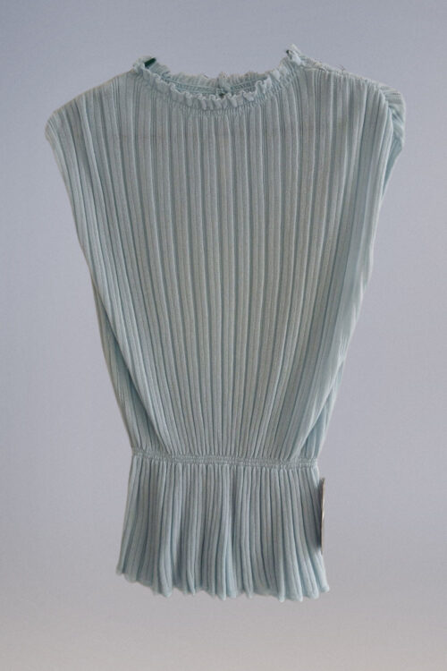Polera Hilo de Canales con Cintura Peplum - Imagen 5