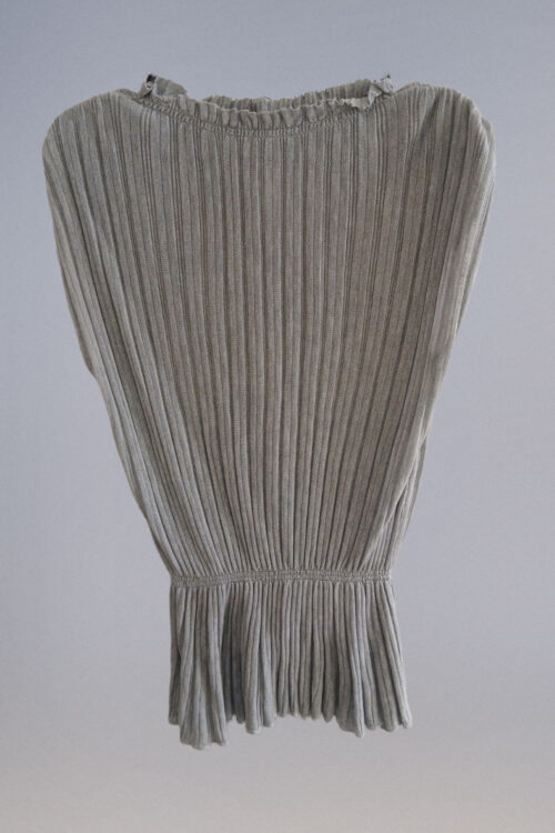 Polera Hilo de Canales con Cintura Peplum - Imagen 4
