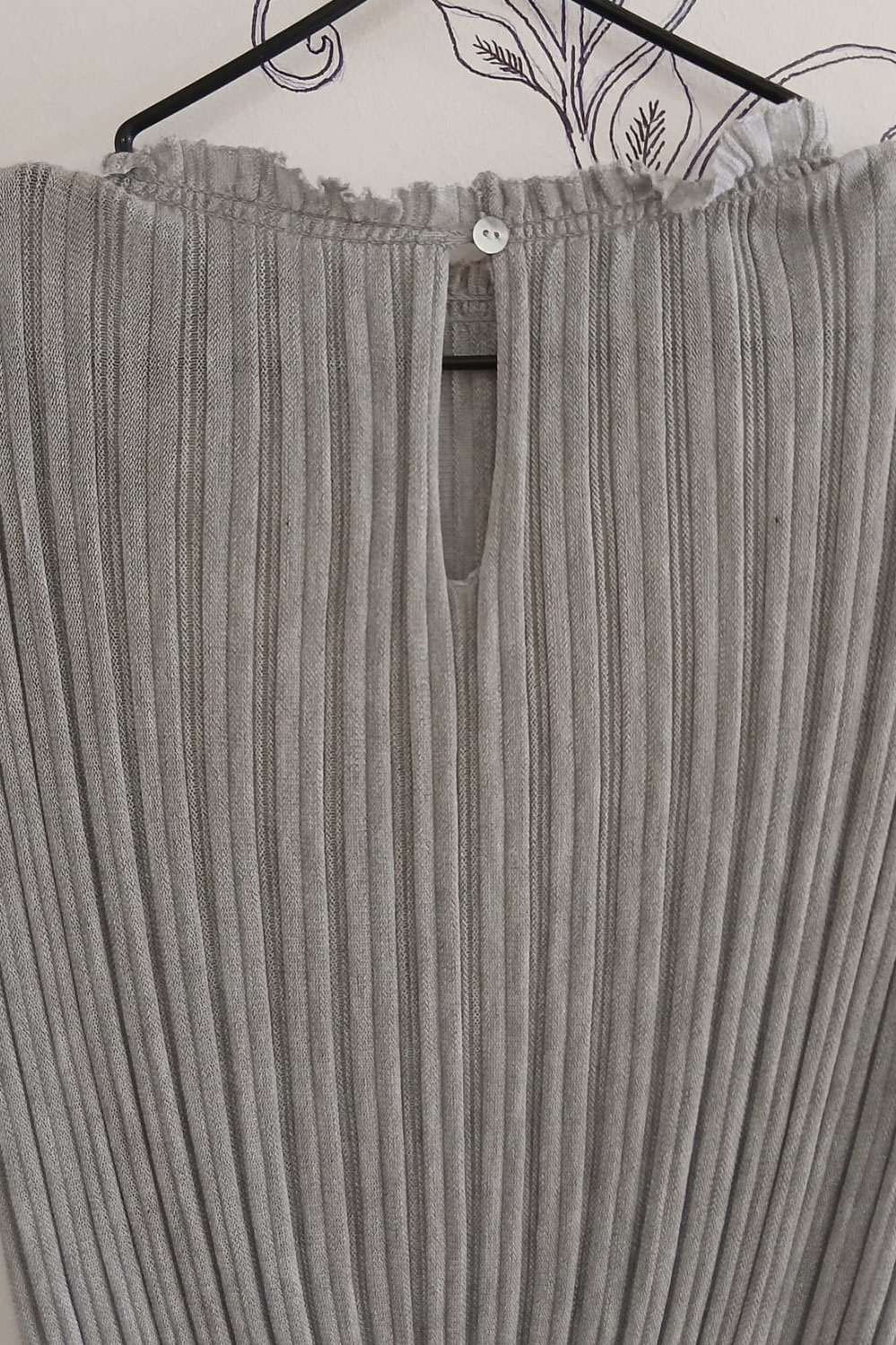 Polera Hilo de Canales con Cintura Peplum - Imagen 3