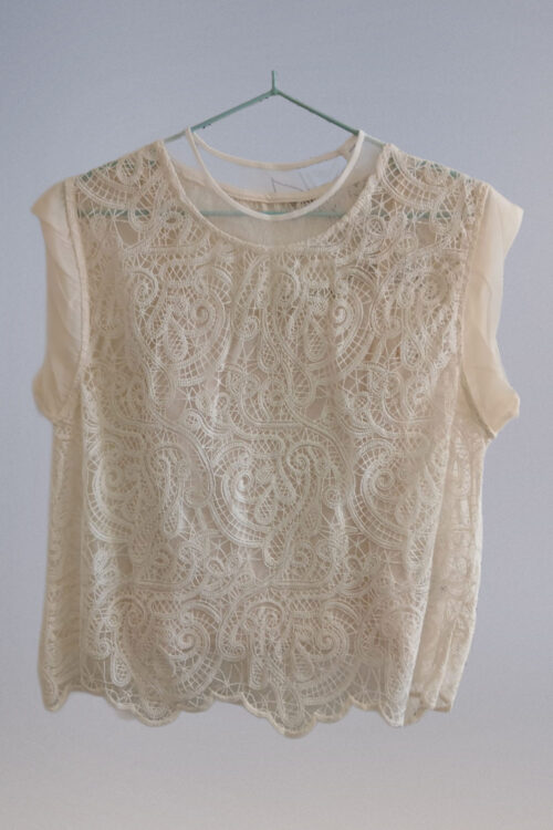 Polera Encaje con Peto Incluido - Imagen 5