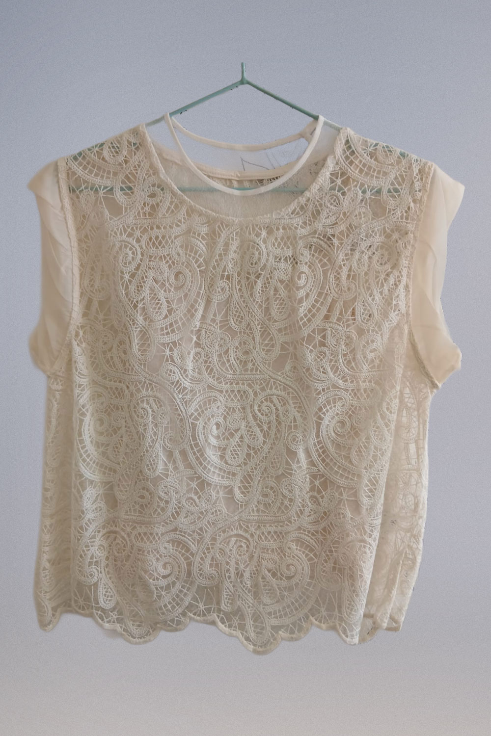 Polera Encaje con Peto Incluido - Imagen 5