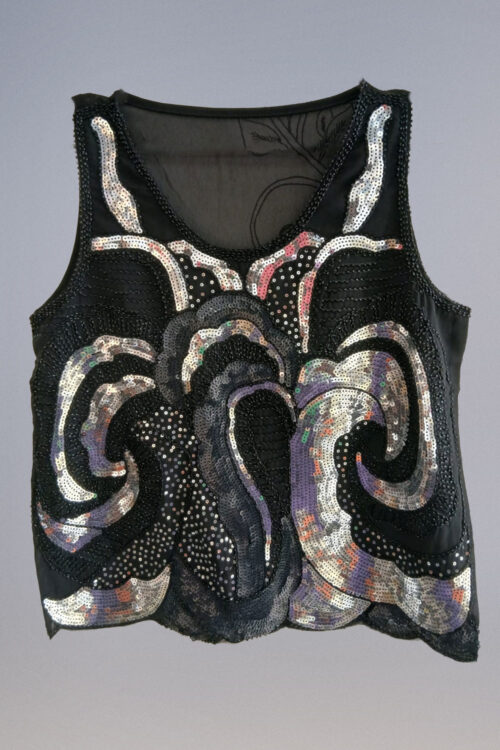 Alternative view of Polera Lentejuelas Espalda Gasa
