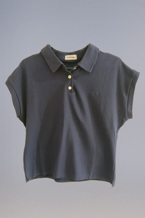 Polera Piqué Bordado Moño - Imagen 5