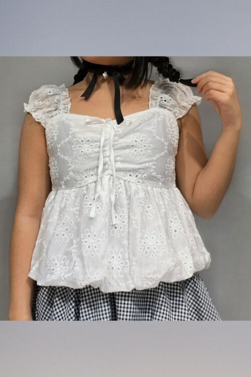 Top Broderie Aglobado