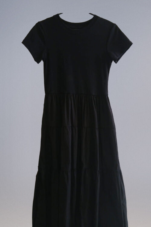 Vestido con Falda Escalonada - Imagen 4