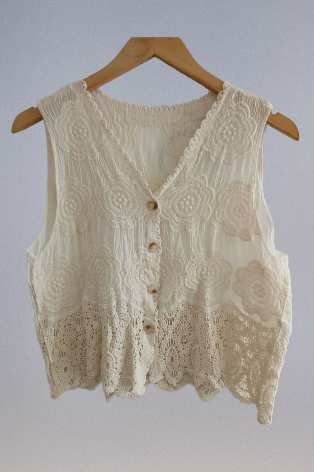 Chaleco Broderie - Imagen 3