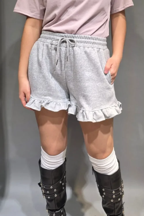 Shorts Algodón con Volantes
