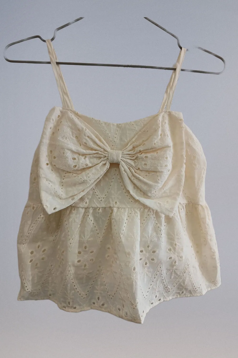 Top broderie con Moño - Imagen 5