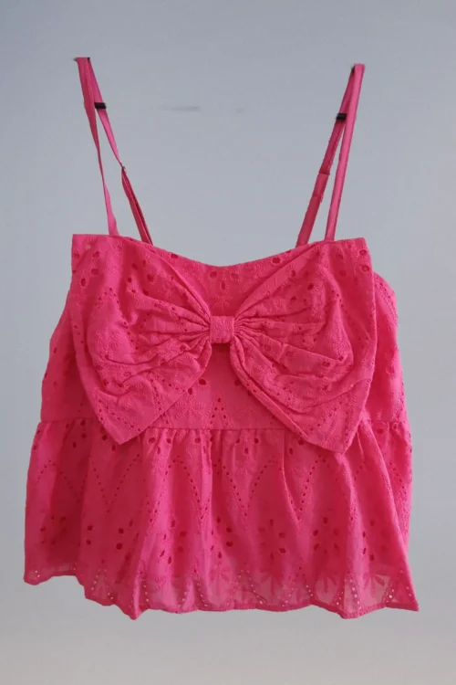 Top broderie con Moño - Imagen 4