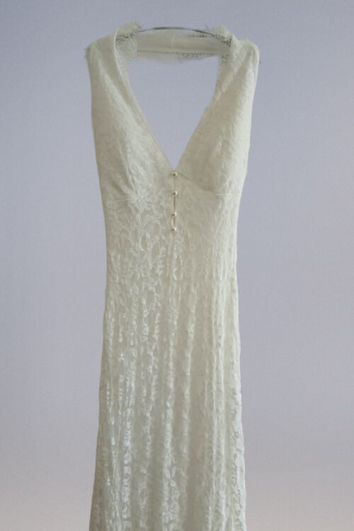 Vestido Halter Encaje - Imagen 3